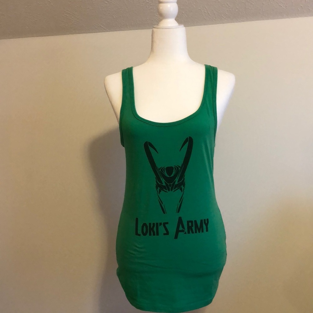 Fitted Loki tank top